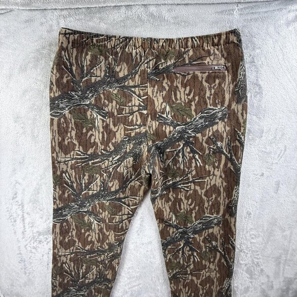 Vintage Cabelas Whitetail Pants Mens XL Camouflage Fleece Hunting USA Union Made - Picture 5 of 16